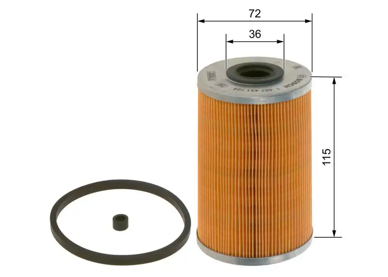 BOSCH 1457431724 Yakıt Filtresi