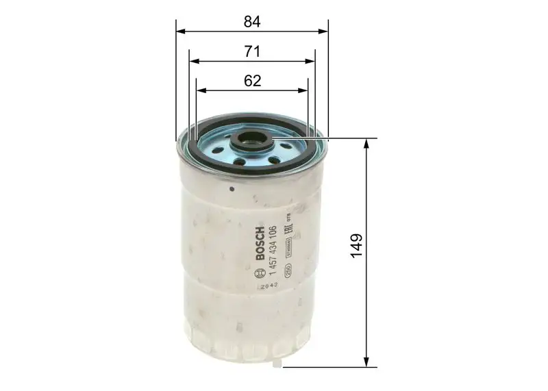 BOSCH 1457434106 Yakıt Filtresi