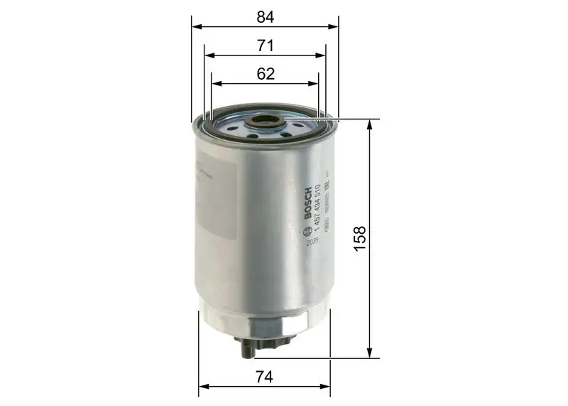 BOSCH 1457434510 Yakıt Filtresi