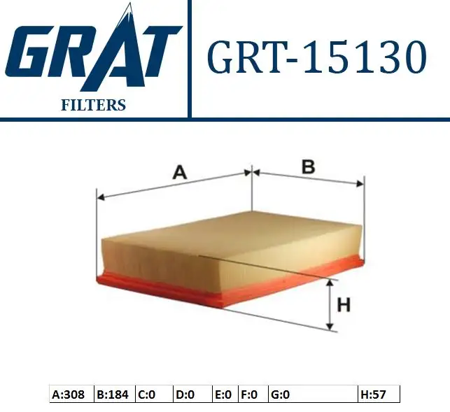 GRAT 15130 Hava Filtresi 5Q0129620B