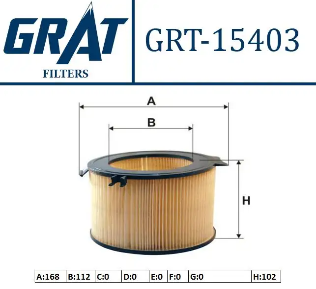GRAT 15403 Polen Filtresi 7D0819989