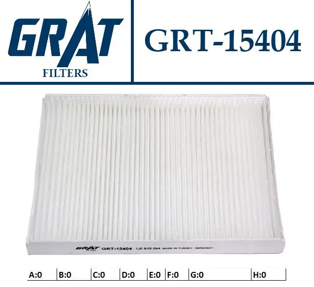 GRAT 15404 Polen Filtresi 1H0819644
