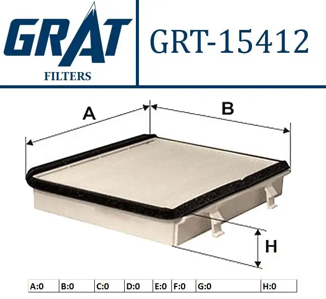 GRAT 15412 Polen Filtresi 191819638