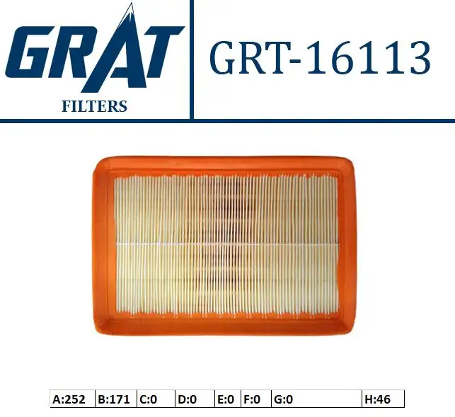 GRAT 16113 Hava Filtresi 2811308000