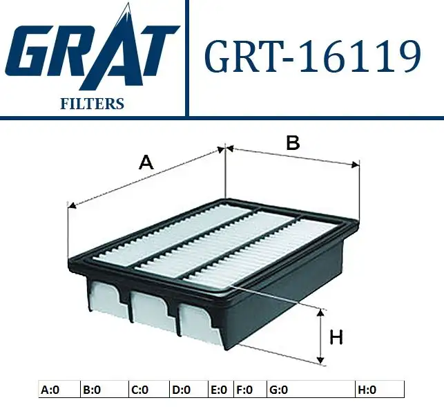 GRAT 16119 Hava Filtresi 281132B000