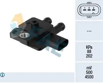 FAE 16144 Egzoz Basınç Sensörü 89481YV020