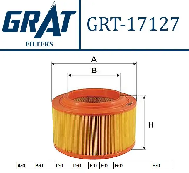 GRAT 17127 Hava Filtresi 172071