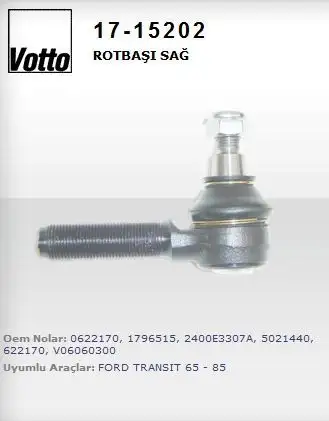 VOTTO 17-15202 Rot Başı (Sağ) 1796515