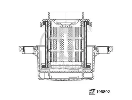 FEBI 196802 Hava Filtresi A0004301269