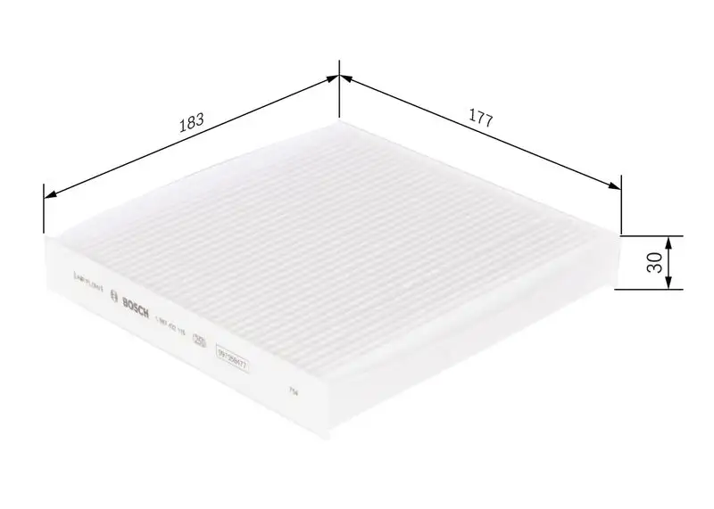 BOSCH 1987432115 Polen Filtresi