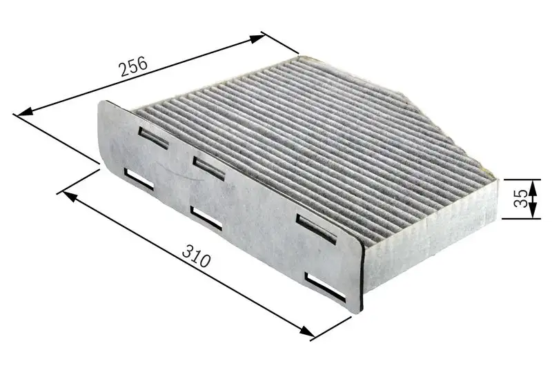 BOSCH 1987432381 Polen Filtresi (Karbonlu)
