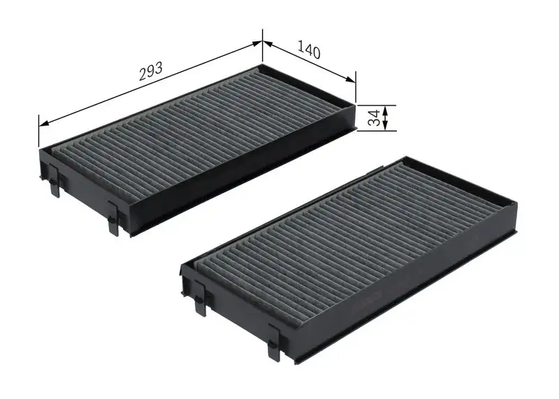 BOSCH 1987432419 Polen Filtresi (Karbonlu)