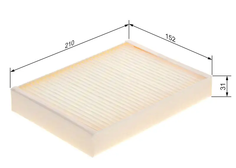 BOSCH 1987435121 Polen Filtresi A0008351500