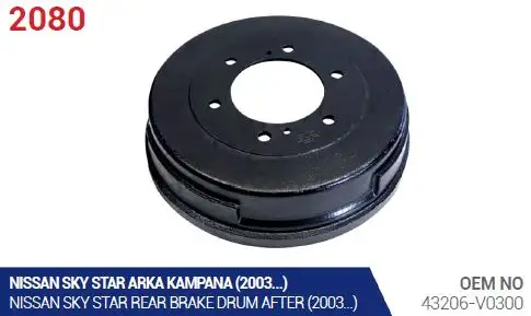 AYK 2080 Fren Kampanası 43206V0300