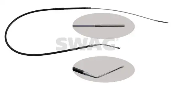SWAG 20901756 El Fren Halatı (Arka) 34411159048