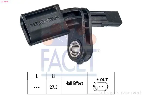 FACET 21.0006 ABS Hız Sensörü