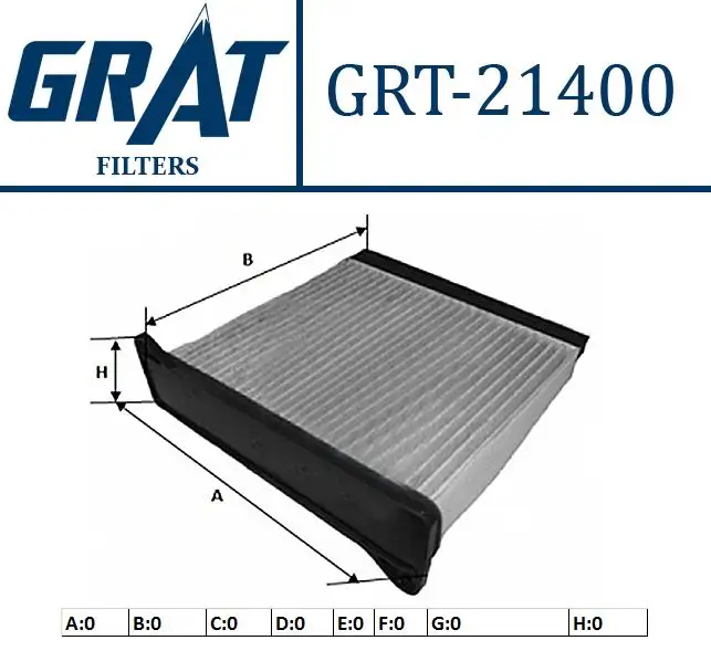 GRAT 21400 Polen Filtresi MR398288