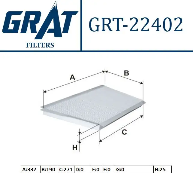 GRAT 22402 Polen Filtresi 2038300918