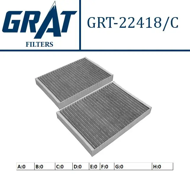 GRAT 22418C Polen Filtresi (Karbonlu) A2218300018