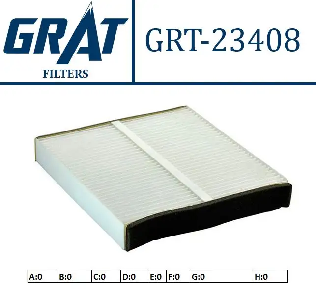 GRAT 23408 Polen Filtresi B72005M000