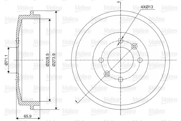 VALEO 237000 Fren Kampanası 424724