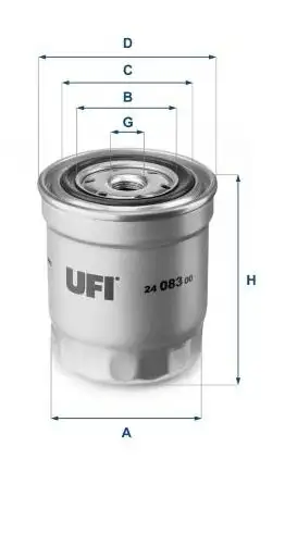 UFI 24.083.00 Yakıt Filtresi