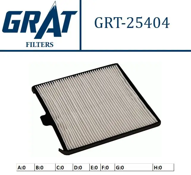 GRAT 25404 Polen Filtresi 96425700