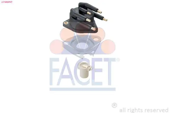 FACET 2.7686PHT Distribütör Kapağı ve Tevzi Makarası 7700859053
