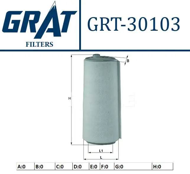 GRAT 30103 Hava Filtresi 13712246997
