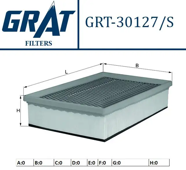 GRAT 30127S Hava Filtresi 13717505007