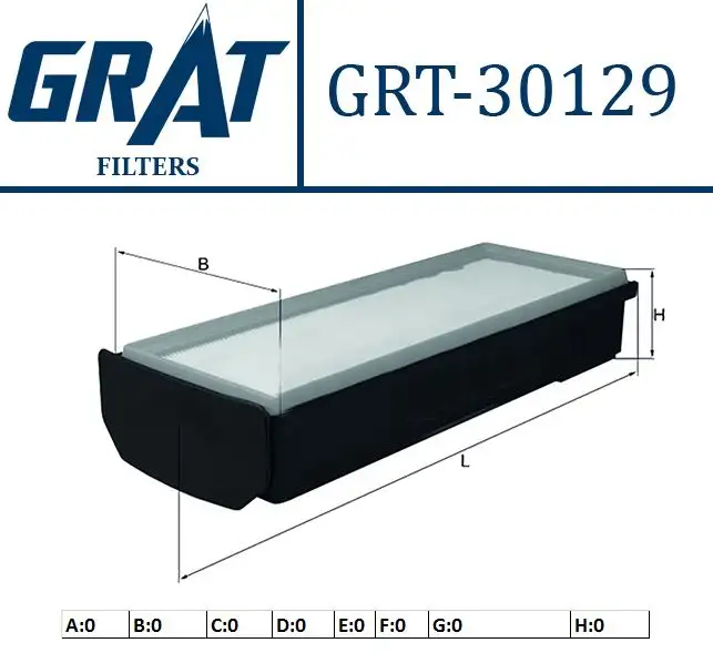 GRAT 30129 Hava Filtresi 13718510239