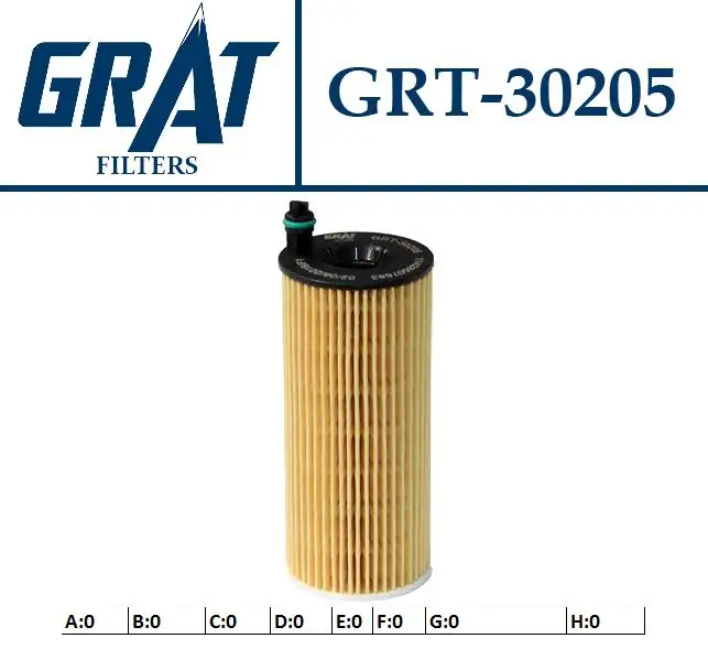 GRAT 30205 Yağ Filtresi 11428507683