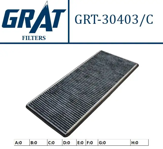 GRAT 30403C Polen Filtresi (Karbonlu) 224085