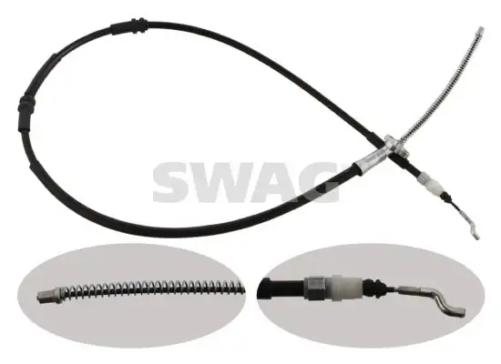 SWAG 30936711 El Fren Halatı (Arka) 2H0609721A