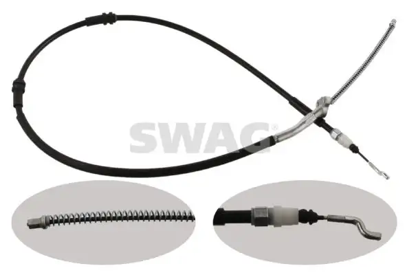 SWAG 30936712 El Fren Halatı (Arka) 2H0609721C