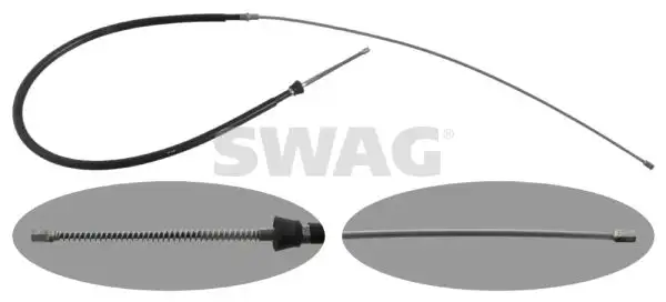 SWAG 30948331 El Fren Halatı (Arka) 6Q7609721D