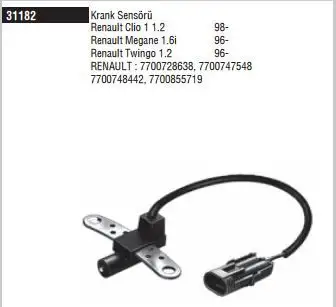 DODUCO 31182 Krank Sensörü 7700739794