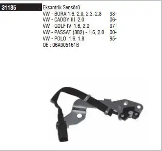 DODUCO 31185 Eksantrik Sensörü 06A905161C