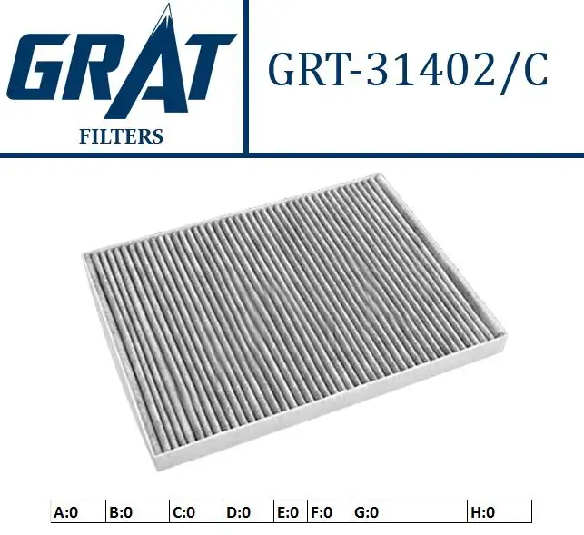 GRAT 31402C Polen Filtresi (Karbonlu) 82205905