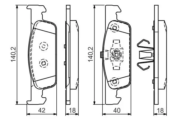 MAGNETI MARELLI 323700037800 Ön Fren Balatası 410605612R