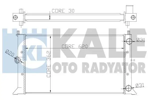 KALE 342225 Radyatör