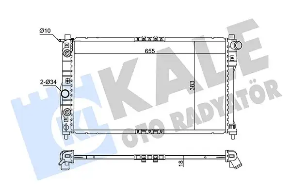 KALE 342255 Radyatör 96351931