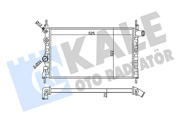KALE 342430 Radyatör 1302057