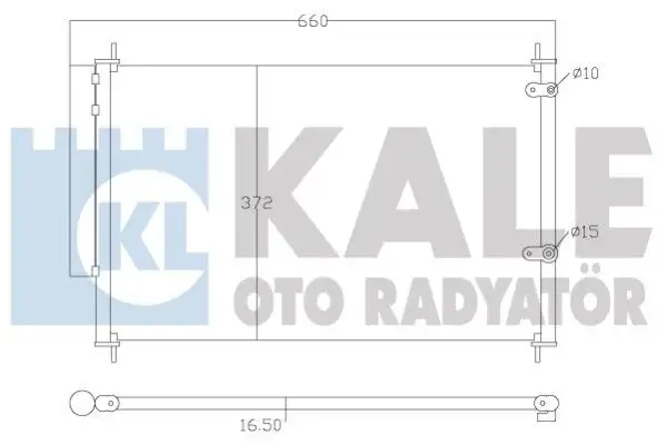 KALE 342595 Klima Radyatörü 8845002330
