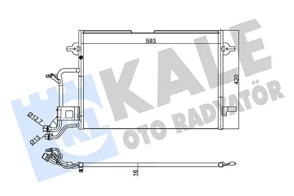 KALE 342935 Klima Radyatörü
