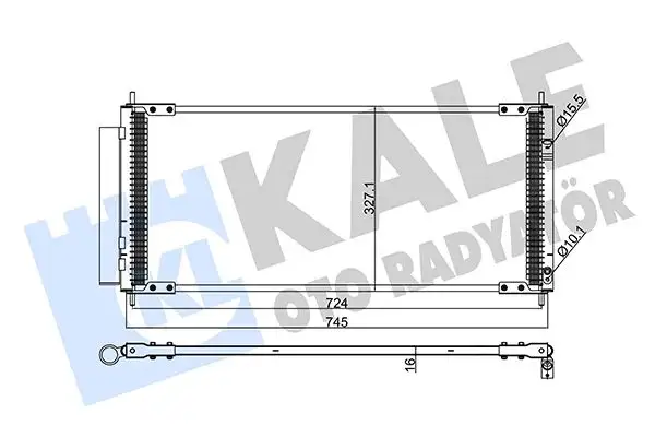 KALE 342970 Klima Radyatörü