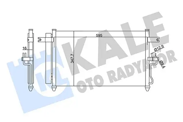 KALE 342980 Klima Radyatörü 9760625800