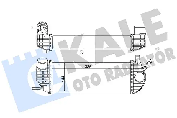 KALE 344980 Turbo Radyatörü 8200427469