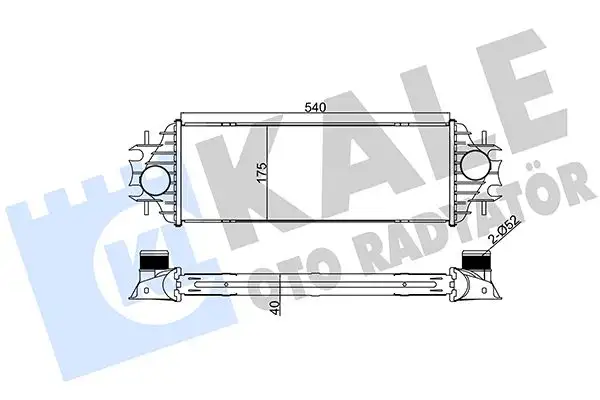 KALE 345045 Turbo Radyatörü