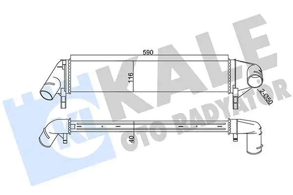 KALE 345085 Turbo Radyatörü 8200409045